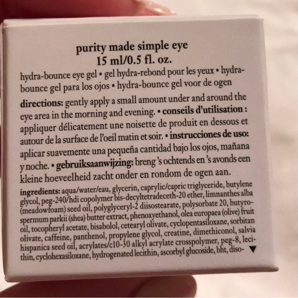 NWB philosophy purity hydra-bounce eye gel. - Picture 3 of 3